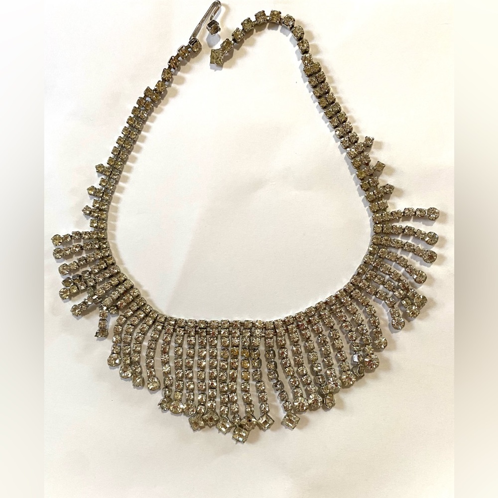 Kramer vintage rhinestone necklace
